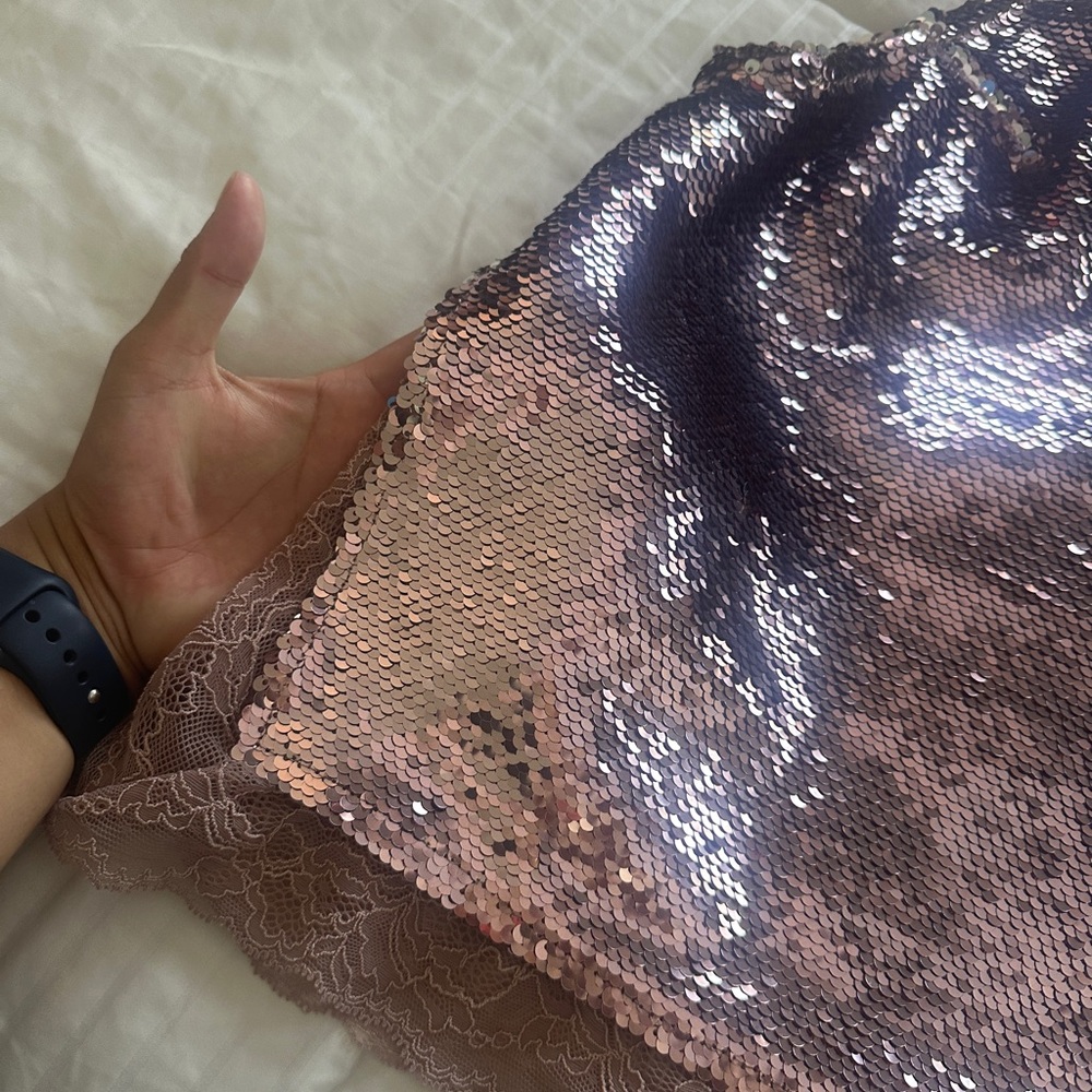 Intimately Free People Swining Sequin Surplice Cami - Picture 3 of 10